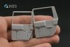 Quinta Studio QD24004 Hummer H1 3D-Printed & coloured Interior on decal paper (MENG) 1/24
